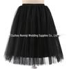 Elegant Five-Layer Tulle Half-Length Puffy Skirt - 65cm Long
