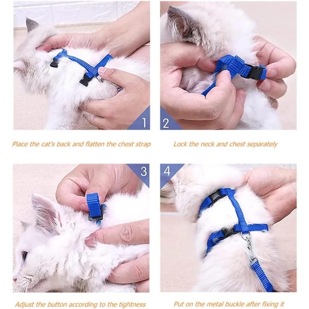 New Pet Cat Dog Car Seat Belt Adjustable Pet Seat Vehicle Dog Harness Lead Clip Safety Lever Traction Collars
