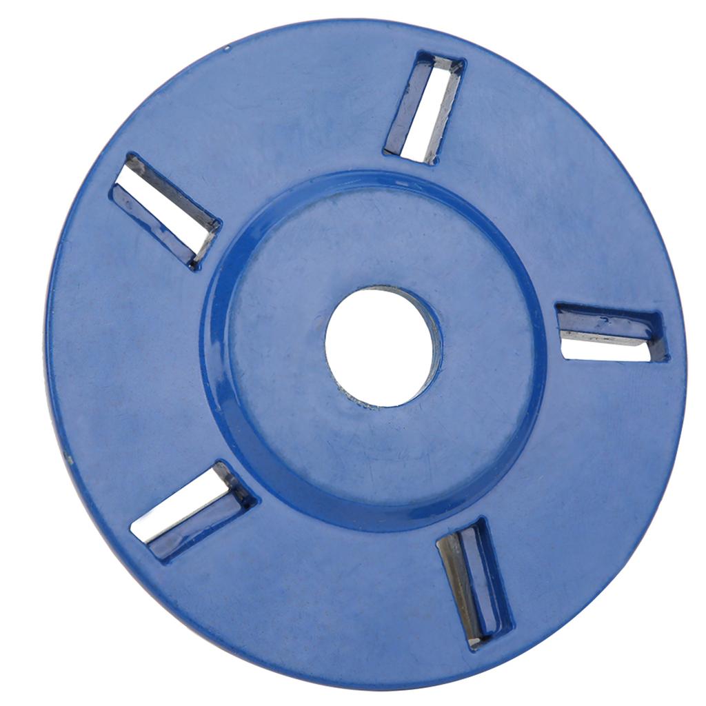 5 Teeth Arc shaped Wood Cutting Disc Woodworking Angle Grinder Carving Polishing Tool(Blue )
