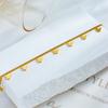 Minimalist Small Butterfly Gold Tone Chain Anklet Daily Versatile Accessory