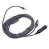 16ft Satellite Cigar Lighter Power Cable 18AWG Waterproofing Satellite Power Cord for RV Car Truck Bus Boat Dish