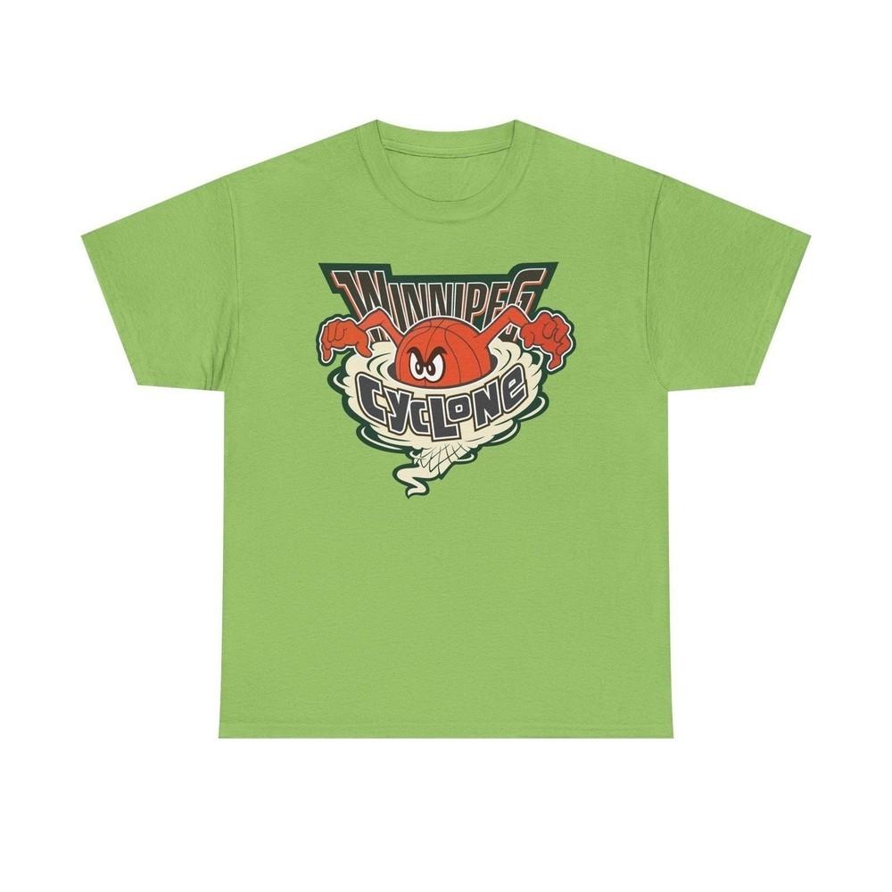 Winnipeg Cyclone Basketball 1995-2001 International League T-shirt Unisex T-Shirt XXXL