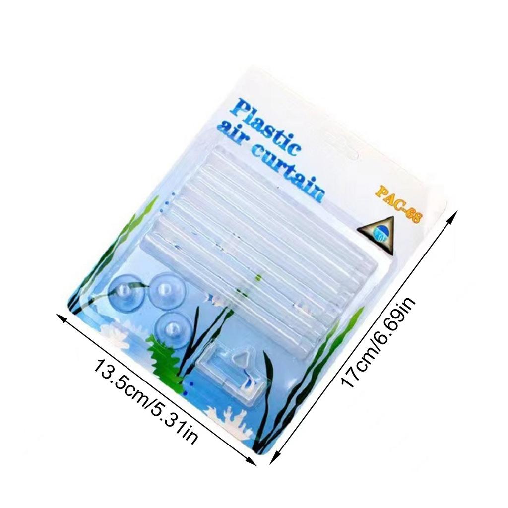 Suction Cup Oxygen Tube Air Curtain for Even Oxygen Distribution Home and Office FishTanks Oxygenation Device 2PCS