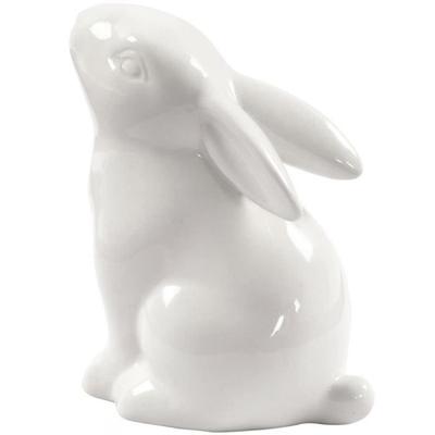Decorative Objects - White Rabbit Assortment - 12 Pcs - Ceramic - 9 Cm