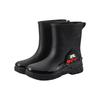 Men's Warm Non-Slip Durable Rain Boots for Food Delivery, Fishing, and Gardening