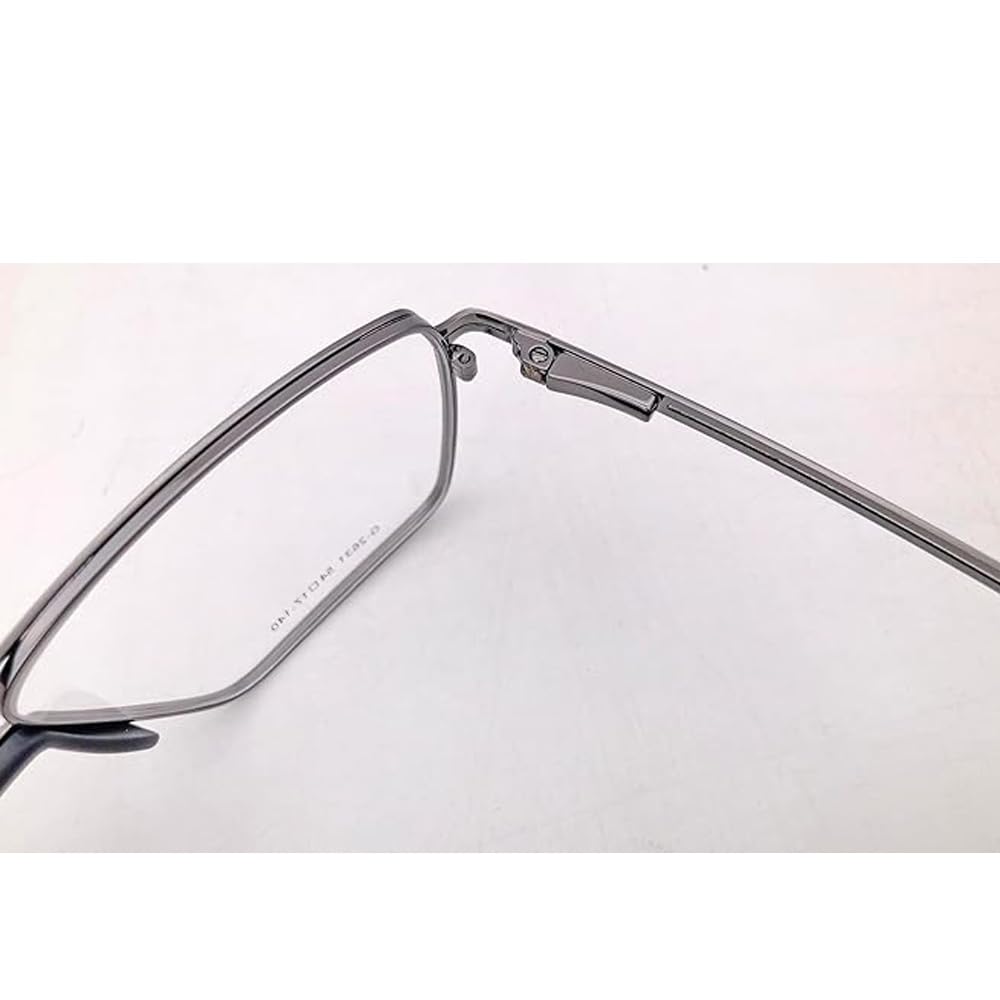 RSINC Volledig Rand frame/bril/ Metaal & Plastic Voor Mannen En Vrouwen, ,MH Grijs Zwart G-2631 54-17-140 | IB 21 | N1 MH G-2631 Grijs Zwart | IB 21