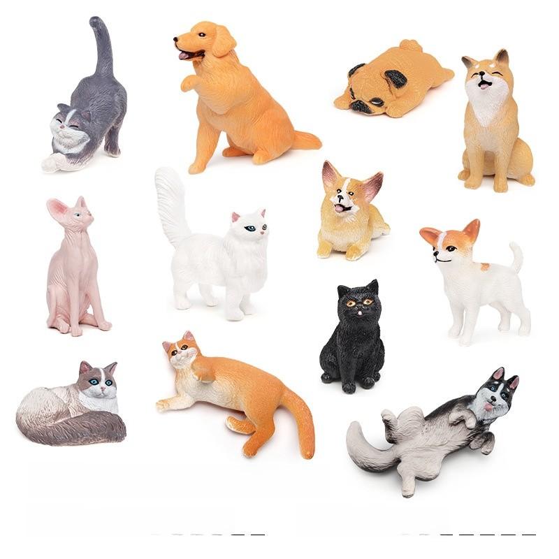 Pet Animal Replica Pvc Sculpture For Kids Playroom And Collectible Display
