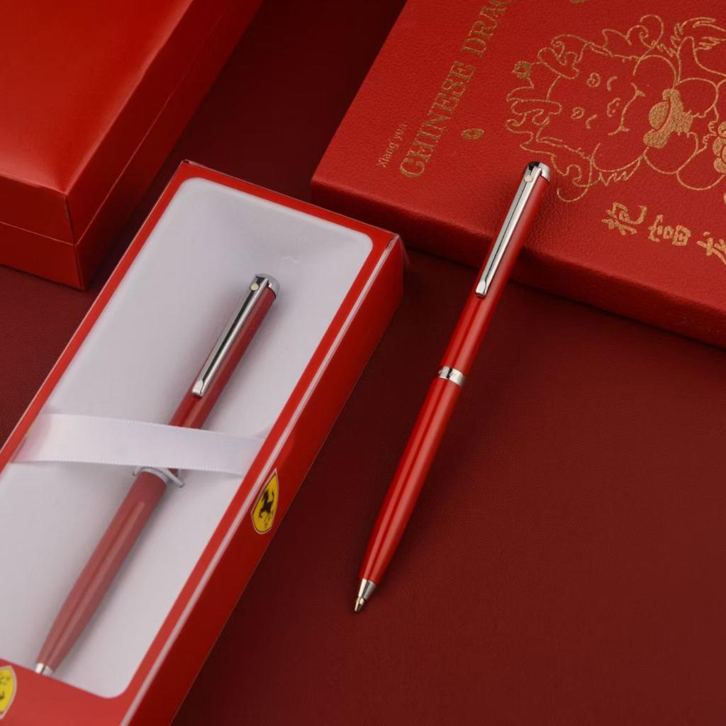 Fashion Metal Classical Student Ballpoint Pen men signature INK PENS Stationery Office Supplies for 200-Ferrari Roma 488 F8 SF90