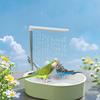 Parrot Automatic Bathtub Advanced Bird Bath Shower Tub Bird Shower Box Water Circulation Tool for Conure Budgie African Grey