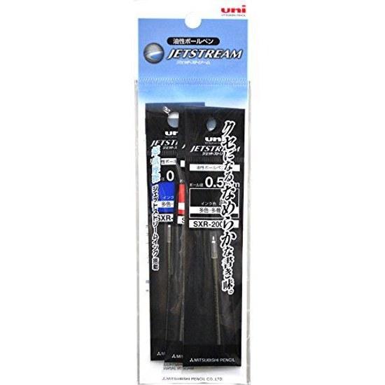 Mitsubishi Pencil Ballpoint Pen Refill Jetstream Prime Multi-Function 0.5mm Black Red Blue 3 Pieces