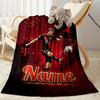 Bayern Munich Fan Gear Customize Your Name Blanket Throw Customizable Blanket Ultra-Soft Throw For Nap Chair Bed Sofa Ideal for All Seasons
