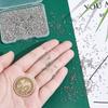 5000Pcs Rondelle Brass Crimp Beads, Rondelle, Platinum, 1.5mm, Hole: 0.5mm, 5000pcs/set