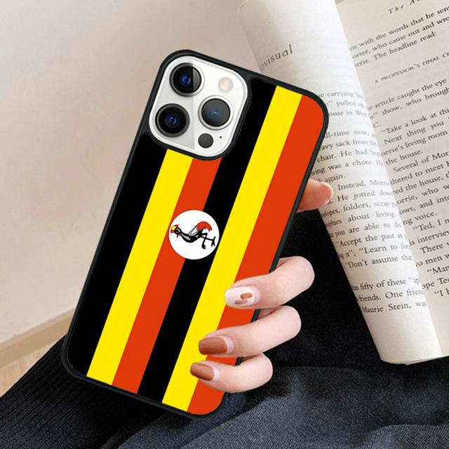 Uganda Flag Phone Case Cover For iPhone 17 Air 16 15 14 Plus 12 13 Pro Max Coque Shell Fundas