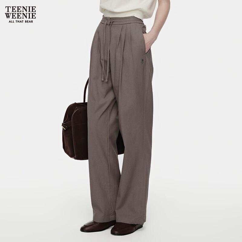 Teenie Weenie Women's Bear Letter Casual Pants