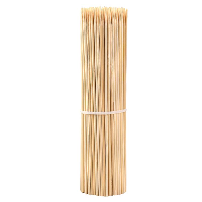 Premium Bamboo Skewers: Perfect for Home BBQs, Candied Haws, and Odens. Disposable and Ideal for Both Commercial and Personal Use.