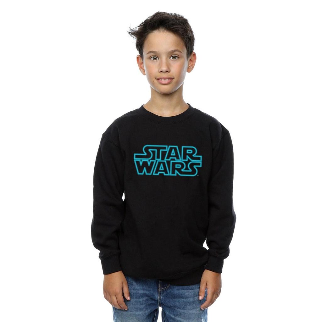 Star Wars Boys Neon Sign Logo Sweatshirt