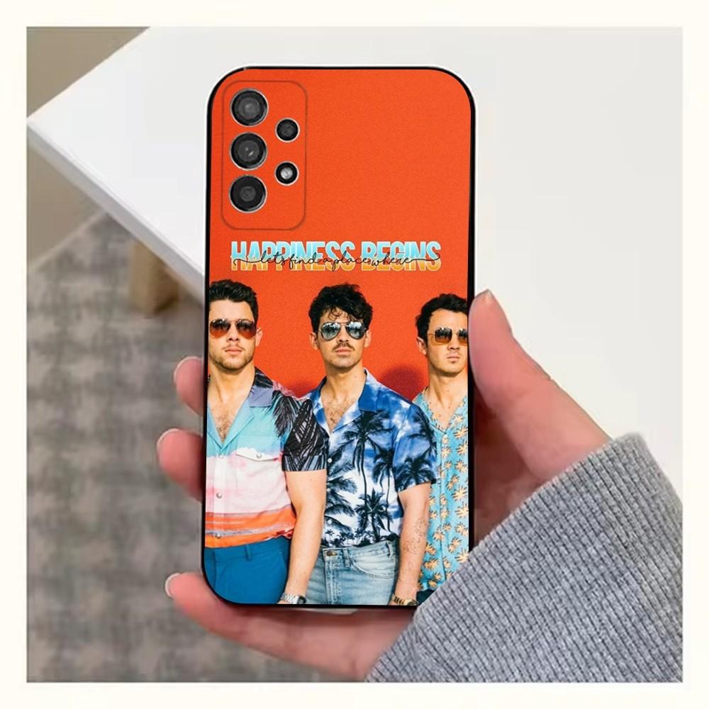 J-Jonas B-Brothers Phone Case For Samsung S25,S24,S23,S22,S20,S21,S10,Ultra,Plus,Lite,FE,Soft Silicone Black Cover