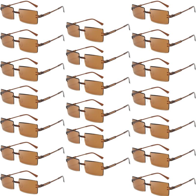 2pcs New Large Frame Square Sunglasses Women Metal Frame Colorful Lens Eyewear  Gradient Design Ladies Snake Decoration Glasses