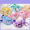 Sanrio Kuromi My Melody Sacoche en Nylon pour Enfants Sac Banane Léger Pour Garçons Filles d'Âge Préscolaire Usage Quotidien