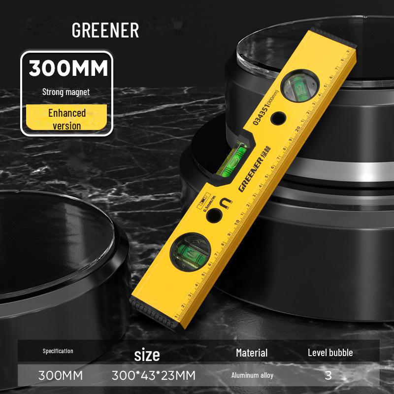 Green Forest Mini High-Precision Aluminum Alloy Magnetic Level