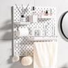 ZISIZ No-Drill Wall-Mounted Pegboard Storage System