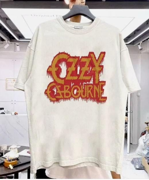 Ozzy Osbourne Bleeding Logo Rare Design White Unisex Shirt S-5XL KH16445 S