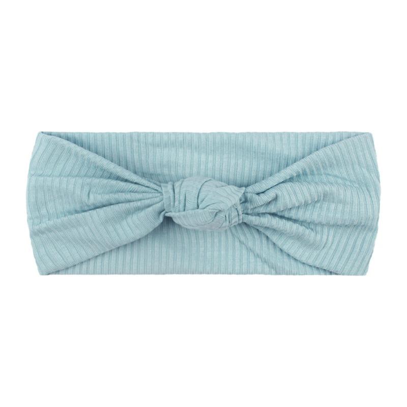 Knotted Elastic Children's Headband Cute Solid Color Pit Strip Baby Headband Four Seasons Thin Baby Headband