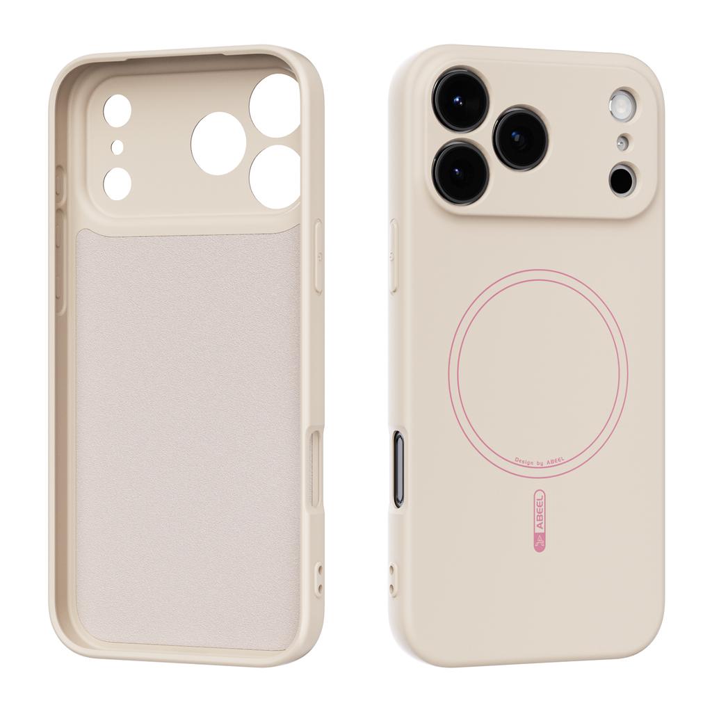 Skin-friendly Feel Liquid Silicone Phone Case for iPhone 17 Pro Max 16e 17Air 16 Pro 15 14 13 Magnetic Fine Hole Lens Back Cover