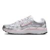 Nike P 6000 Chaussures de Running Basses Résistantes à l'Abrasion Femme Blanc Argent Baskets BV1021-108