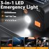 12V 5500A Multi-Function Jump Starter with Air Compressor, Tire Inflator, LED Light, and LCD Display