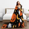 Halloween Pumpkin Autumn  ()(1) Blanket Quality Warm Soft  Bedding Throws Winter Kids Adult Living Room Fashion Bedspread