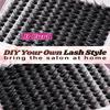 144 Stück 5D Cluster Wimpern Kit Gemischt 10-16mm D-Schwung Flauschiges DIY Wimpernverlängerungs-Set mit Kleber, Versiegelung und Pinzette