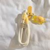 Universal Braided Mobile Phone Lanyard Strap Cartoon Turtle Hanging Chain Ring Cord with Patch Wrist Strap Cell Phone Detachable