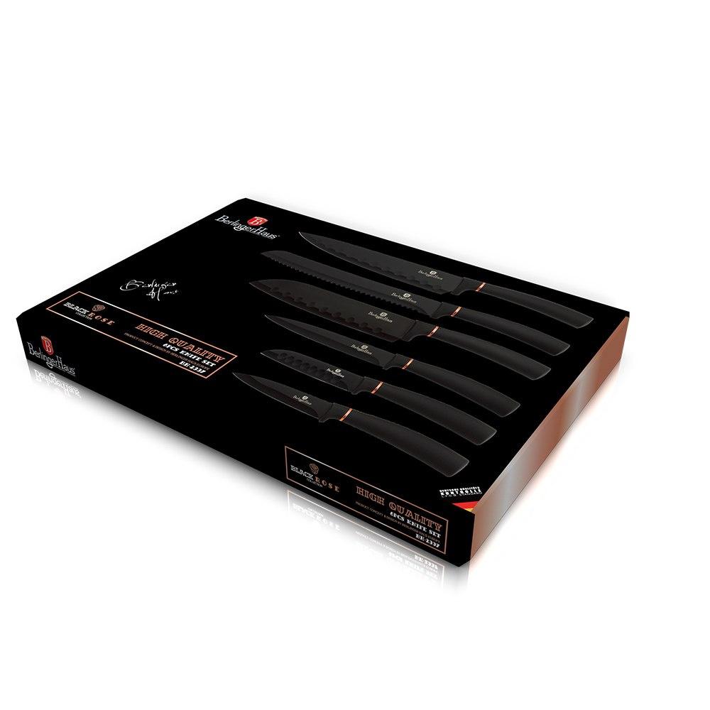 Berlinger Haus Bh-2337 Black Rose Kitchen Knife Set