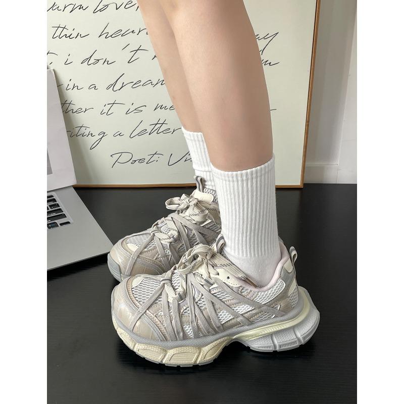 New products are hot in summer, new thick-soled mesh straps, dad shoes, versatile sneakers 5453