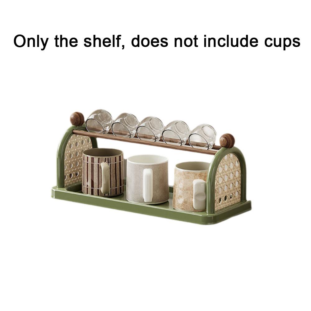 Saving Space Cup Holder Plastic Mug Storage Rack Multifunctional Water Cup Racks  Kitchen