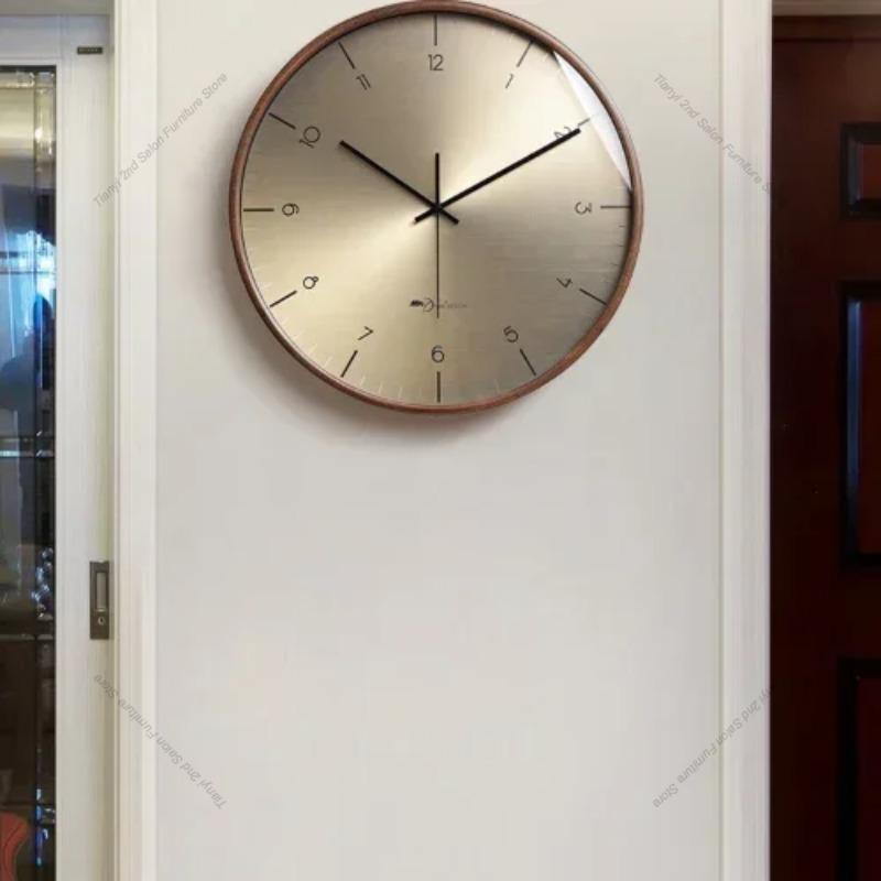 Nordic Living Room Wall Clocks Decoration Silent Retro Modern Wall Clocks Simple Italian Design Home Decor Horloge Murales FYWC
