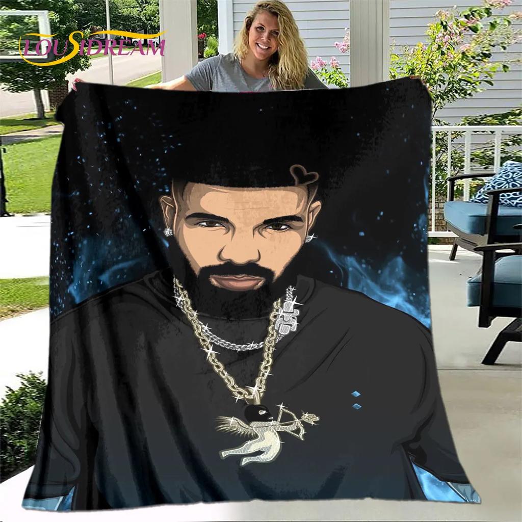 Legend Star Hip Hop Art Rapper Soft Plush Blanket,Flannel Blanket Throw Blanket for Living Room Bedroom Bed Sofa Picnic Cover