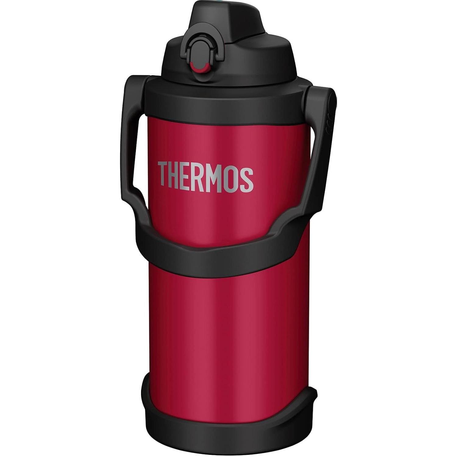 Thermos Water Bottle Vacuum Insulated Sports Jug 3L Red FJQ-3000 R
