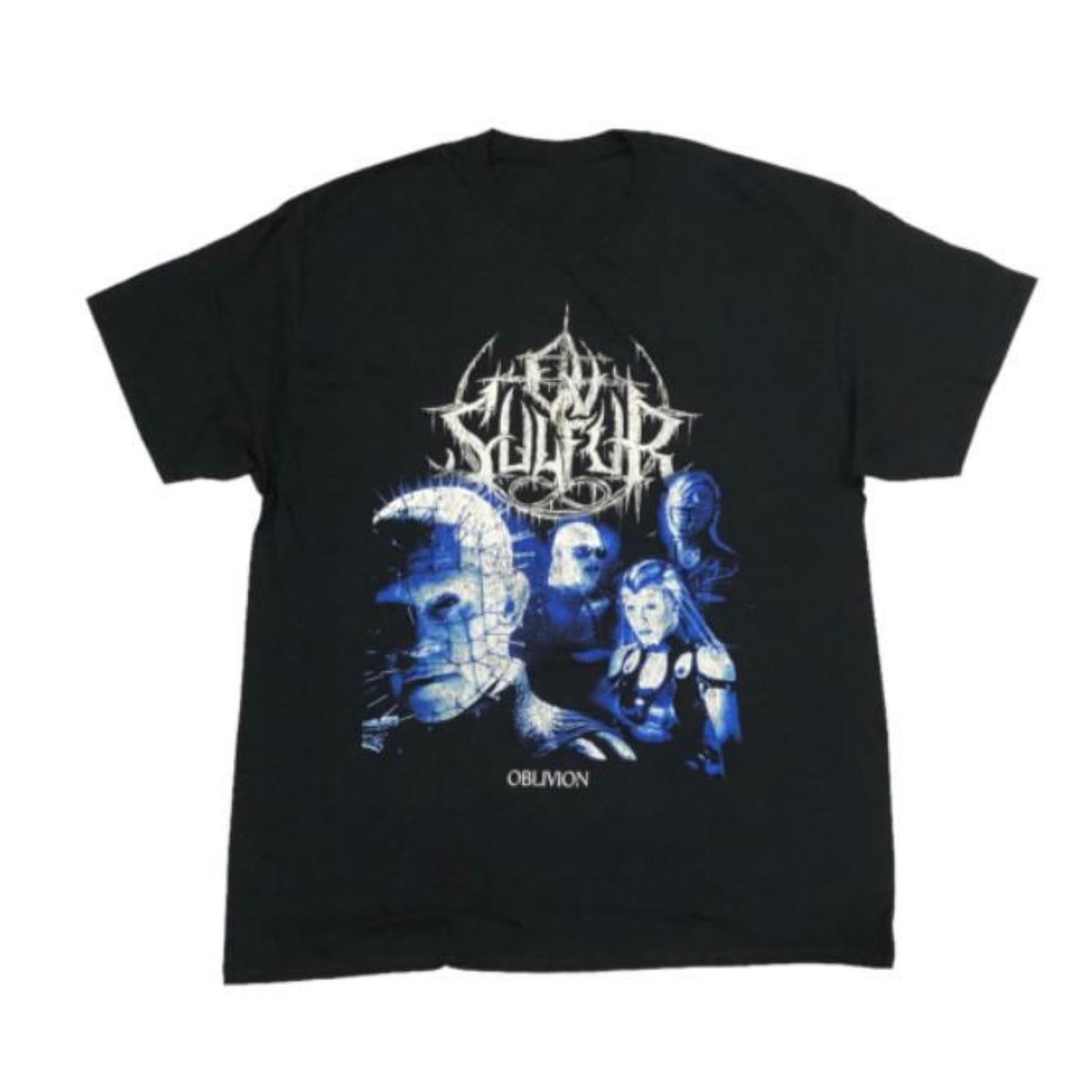 

OV Sulfur Hellraiser TShirt Iconic Metal Band Short Sleeve Shirt S5XL Unisex T-Shirt S чёрный