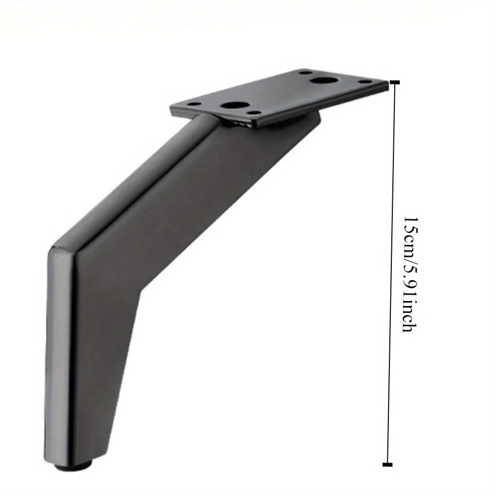 Black metal legs furniture accessories legs sofa feet furniture parts cabinet legs Furniture Iron Steel Tv Stand Leg Sofa Legs