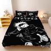 Jujutsu Kaisen Satoru Gojo Bedding Set 3D Anime Satoru Gojo Christmas Gift King Twin Double Child Duvet Cover Set