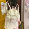Cute Bow Plaid Sweet Girl Schoolbag Girl Fresh Simple and Versatile Mini Backpack Women's Forest Backpack