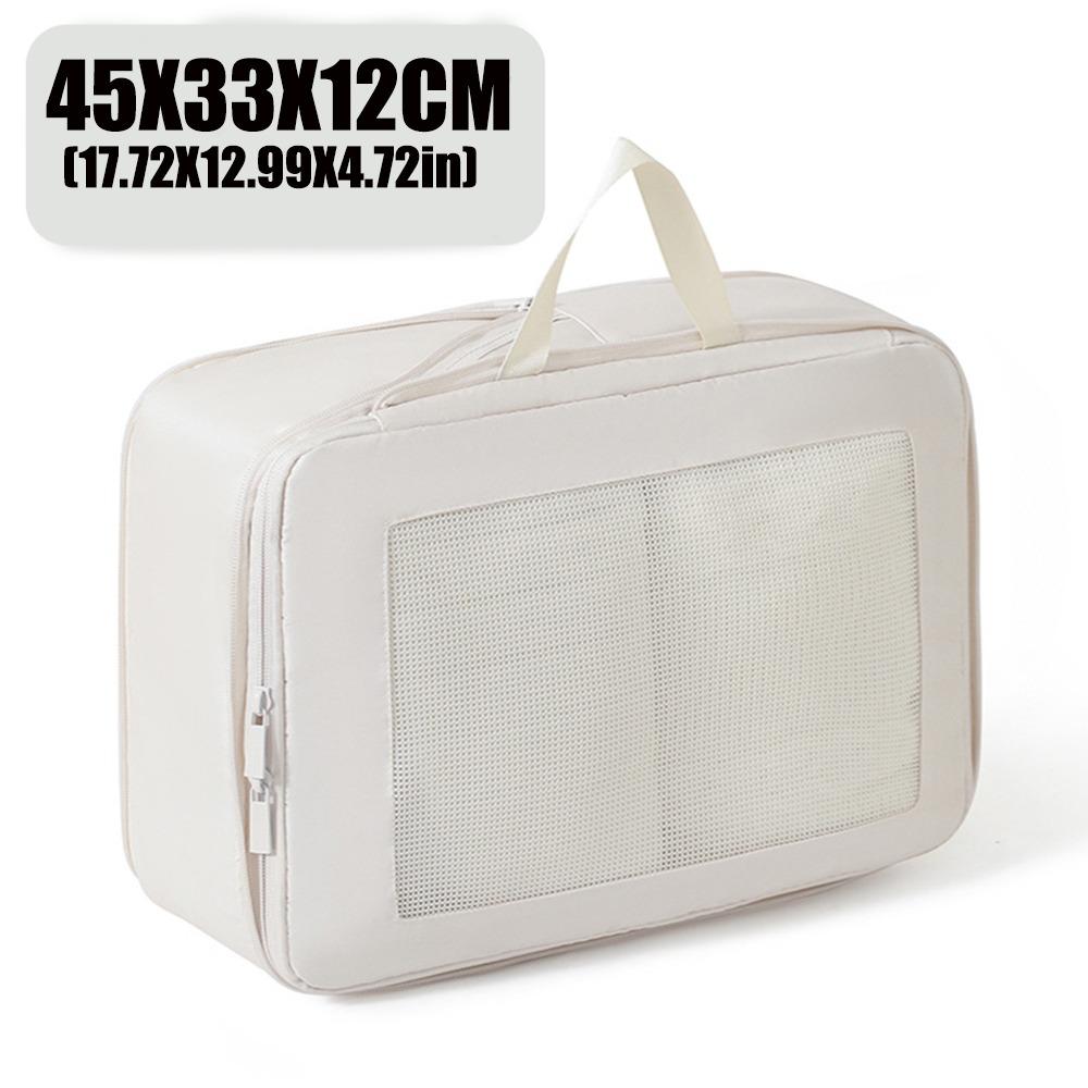 With Handle Clothes Storage Bins Clothes Organizer Large Capacity Quilt Storage Bag Dust-Proof Foldable Closet Storage Bag