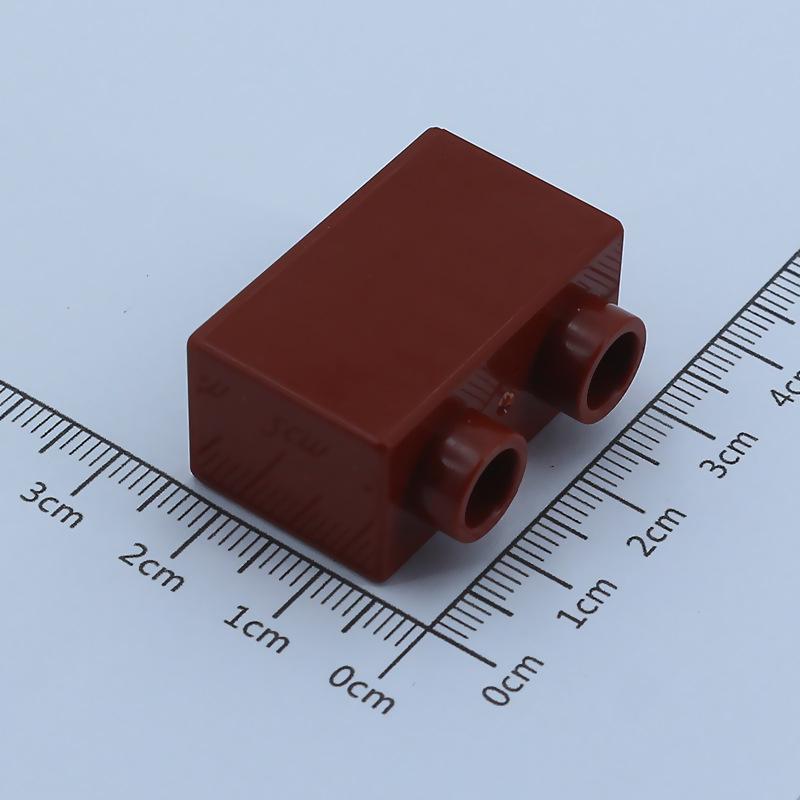 4 pezzi Mattoncini da Costruzione Grandi Fai da te 1x2 Mattoncini Grande Dimensione Accessori Assemblati Pezzi all'Ingrosso Giocattolo Educativo per Bambini