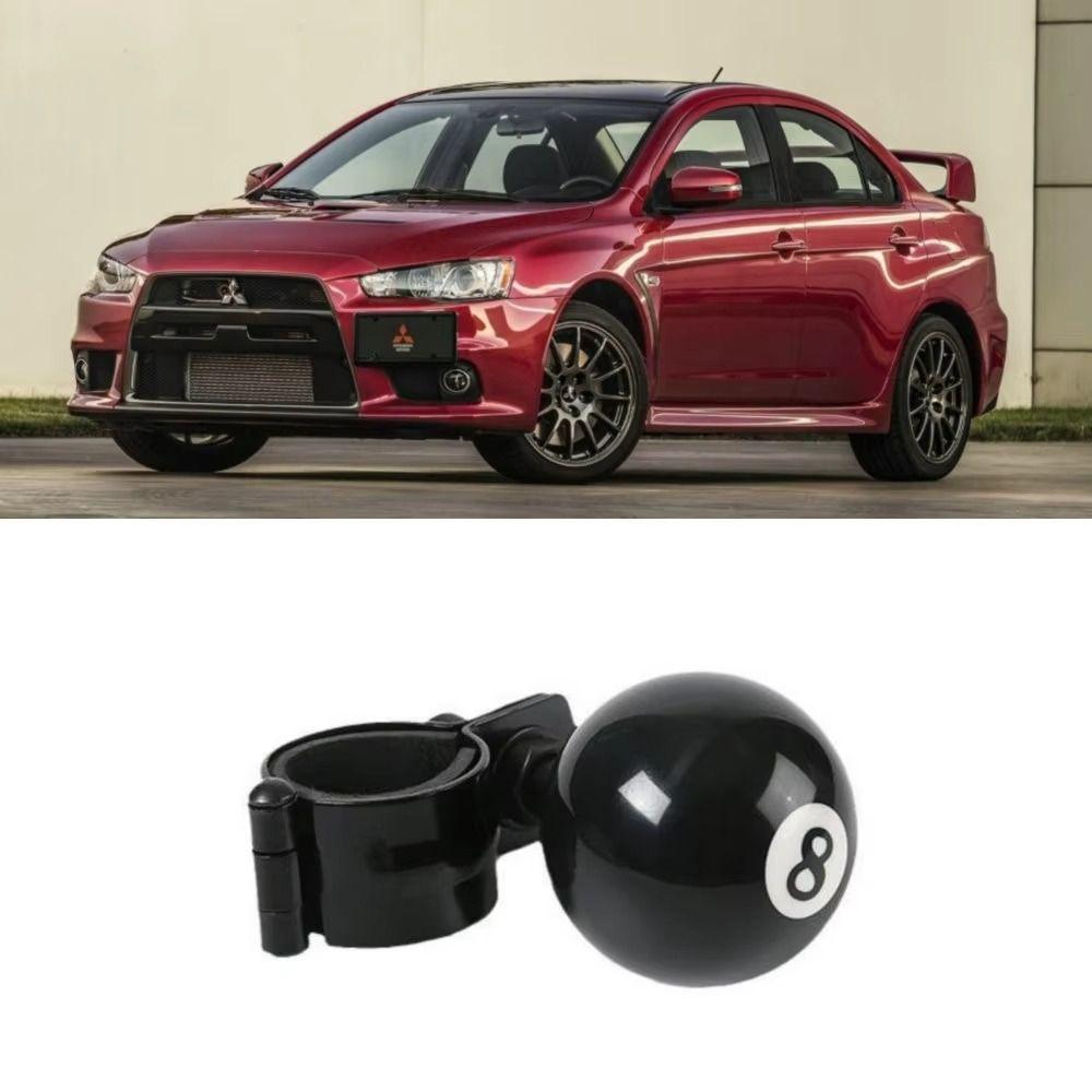 Black Billiard Ball Steering Wheel Knob Heavy Duty Steering Wheel Grip  Auto Use