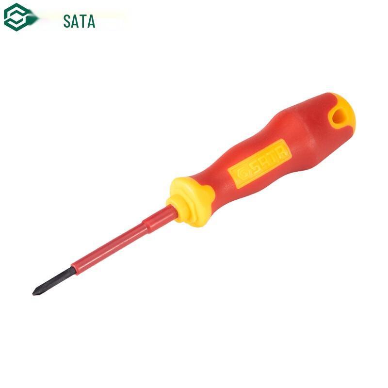 SATA 61222 T-Series VDE Insulated Phillips Screwdriver #1x80MM