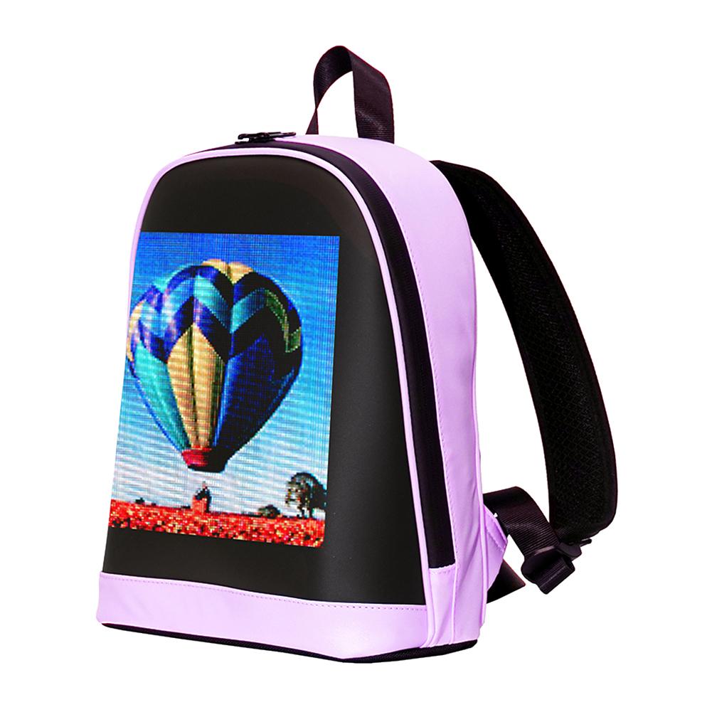 LED Werberucksack APP-Steuerung Motorradrucksack Wasserdicht Outdoor Pixelbildschirm Tasche für Männer Frauen