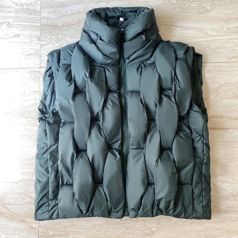 Fried street stand-up collar down cotton
