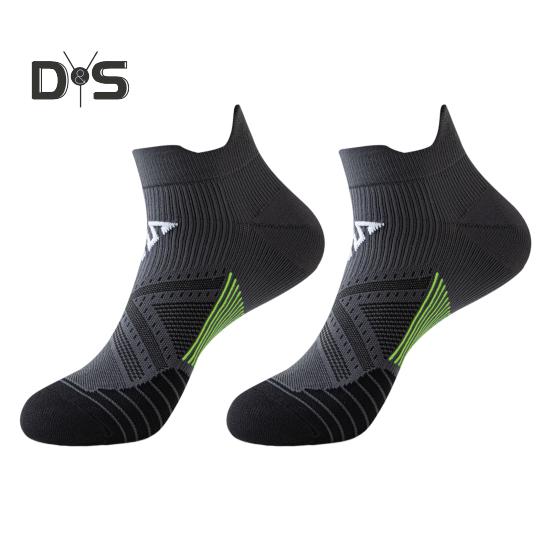 1 par Unisex Sommersokker Hurtigtørkende Svetteabsorberende Antifriksjon Fargematchende Lavskårede Båtsokker Sport Jogging Basketballsokker